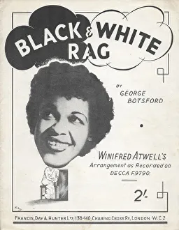Winifred Atwell music sheet for Black and White Rag Winifred Atwell music sheet for Black and White Rag