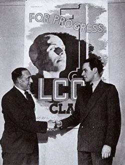 Winning poster design for LCC evening classes Winning poster design for LCC evening classes