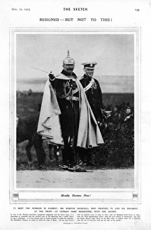 Winston Churchill with Kaiser Wilhelm II Winston Churchill with Kaiser Wilhelm II