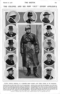 Winston Churchill and his various headgear Winston Churchill and his various headgear