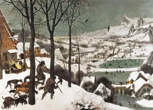Breugel Prints: Pieter Bruegel the Elder's Hunters in the Snow Print
