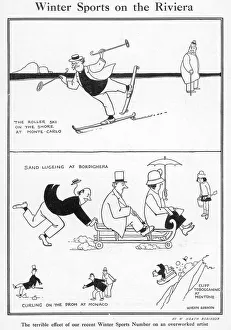 Winter sports on the Riviera by W. Heath Robinson Winter sports on the Riviera by W. Heath Robinson