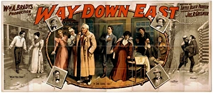 Wm. A. Bradys production of Way down East written by Lottie Wm. A. Bradys production of Way down East written by Lottie