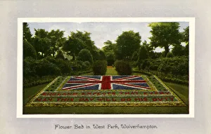 Wolverhampton, Staffordshire - Patriotic Flowerbed Planting Wolverhampton, Staffordshire - Patriotic Flowerbed Planting
