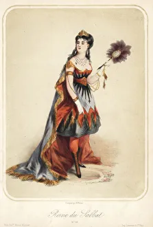 Woman in costume as the Queen of Sheba, 1862 Woman in costume as the Queen of Sheba, 1862