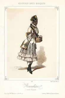 Images Dated 23rd January 2019: Woman in costume as a Vivandiere or sutler