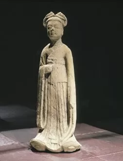 Woman Figure. 581 - 618. Servant. Chinese art