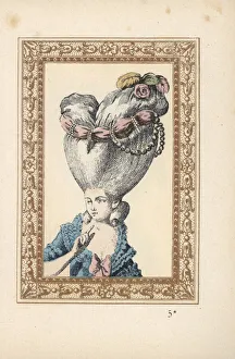 Woman in the Flea hairstyle Woman in the Flea hairstyle