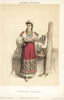Images Dated 23rd January 2019: Woman in the national costume of a Vlachs peasant