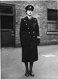 Woman police officer in Bather uniform, London Woman police officer in Bather uniform, London