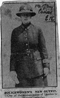 Woman police officer in new Stanley Uniform Woman police officer in new Stanley Uniform