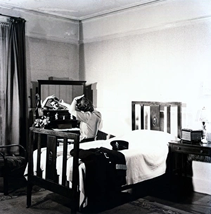 Woman police officer at Pembridge Hall Section House Woman police officer at Pembridge Hall Section House