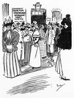 Women awaiing auditions for role in Christmas Pantomime Women awaiing auditions for role in Christmas Pantomime