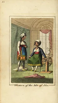 Armenia Gallery: Women of the Isle of Nio or Ios, Greece, 1818