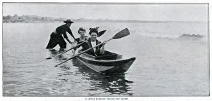 Kayaking Gallery: Women kayaking in northern France 1904
