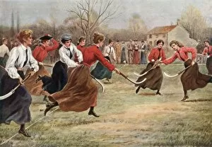 Images Dated 3rd October 2007: Women playing hockey