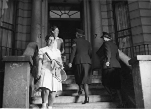 Related Images Gallery: Women police officers in tennis gear, Pembridge Hall