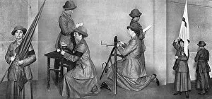 Morse Gallery: Women Signallers Territorial Corps, WW1