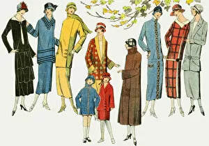 Womens and Cildrens Fashions for Autumn 1921