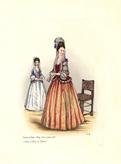 Womens costume from the reigns of Edward I Womens costume from the reigns of Edward I