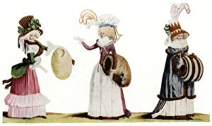 1787 Gallery: Womens French fashion 1787