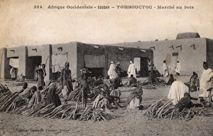 Wood Market - Timbuktu, Mali, West Africa Wood Market - Timbuktu, Mali, West Africa