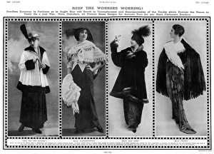 Keep the Workers Working, Buying fur coats during WW1 Keep the Workers Working, Buying fur coats during WW1