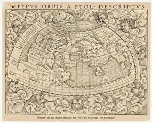 <b class=qtipBold><figcaption>World Known to Ptolemy</figcaption></b><br>1545 map from Basel, Switzerland, depicting the world as known to Ptolemy in the 2nd century<br><em>© Mary Evans Picture Library</em> World Known to Ptolemy
