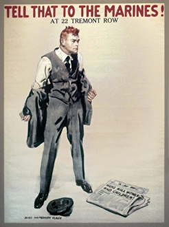 World War 1 Marines Recruiting Poster World War 1 Marines Recruiting Poster