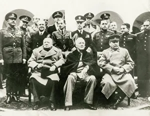 World War II Yalta, Churchill, Roosevelt, Stalin World War II Yalta, Churchill, Roosevelt, Stalin