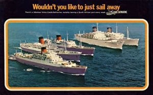 Packet Gallery: Wouldn t you like to just sail away? Theres a fabulous Union-Castle / Safmarine mailship