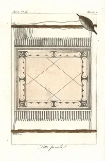 Woven hammock used by the Island Carib or Woven hammock used by the Island Carib or