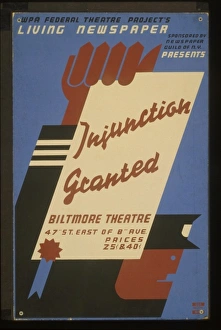 WPA Federal Theatre Projects Living Newspaper, sponsored by WPA Federal Theatre Projects Living Newspaper, sponsored by