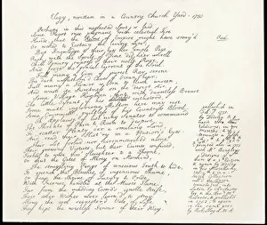 Written Gallery: Writing / Gray Poem