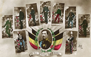 WW1 - Albert I - King of Belgium - protects his army WW1 - Albert I - King of Belgium - protects his army