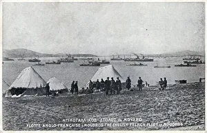 WW1 - The Anglo-French fleet at Lemnos Island, Moudros WW1 - The Anglo-French fleet at Lemnos Island, Moudros