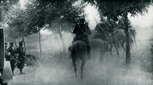 Louvain Gallery: WW1 - Belgian Cavalry in action