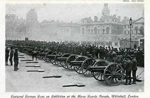 WW1 - Captured German Guns - Horse Guards Parade, London WW1 - Captured German Guns - Horse Guards Parade, London