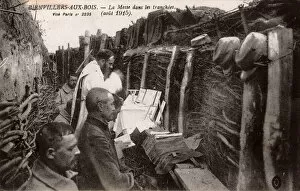 Trenches Gallery: WW1 - Catholic Mass in the Trenches at Bienvillers-aux-Bois
