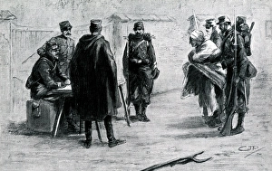 WW1 - French arrest a decrepit old woman (a German spy) WW1 - French arrest a decrepit old woman (a German spy)