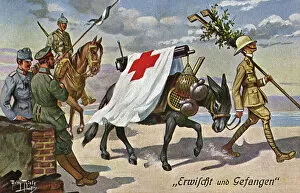 WW1 - German anti-British propaganda postcard