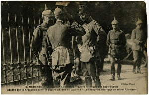 WW1 German Kronprinz, Boy Scout Revue, Charleville-Mezieres WW1 German Kronprinz, Boy Scout Revue, Charleville-Mezieres