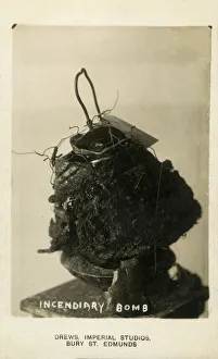 WW1 - Incendiary dropped in Zeppelin raid on Bury St Edmunds WW1 - Incendiary dropped in Zeppelin raid on Bury St Edmunds