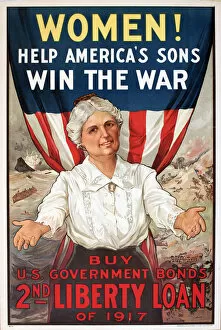 Motherly Gallery: WW1 poster, 2nd Liberty Loan