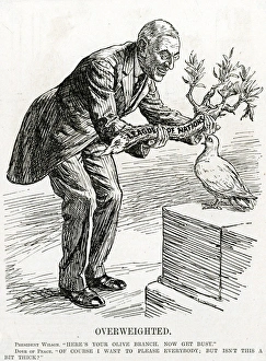 Olive Gallery: WW1 - President Wilson Woodrow and the Dove of Peace
