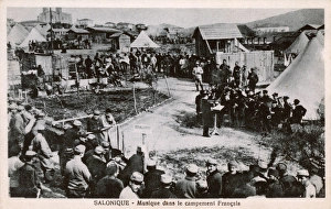 WW1 - Thessaloniki, Greece - Music in the French Camp WW1 - Thessaloniki, Greece - Music in the French Camp