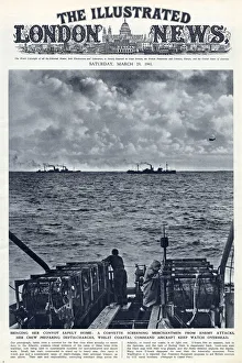 WW2 - Corvette Screening Merchantmen from Enemy attacks WW2 - Corvette Screening Merchantmen from Enemy attacks