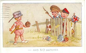 WW2 era - Comic Postcard - and NO matches WW2 era - Comic Postcard - and NO matches