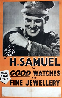 WW2 era poster advertising H Samuel jewellers WW2 era poster advertising H Samuel jewellers
