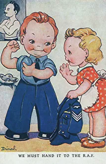 WW2 - Fit and ready to join the RAF - strong like Father WW2 - Fit and ready to join the RAF - strong like Father